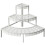 aboxoo Supporto per Piante a 3 Ripiani Semi-Circolare Organizer per Vasi Rack 1