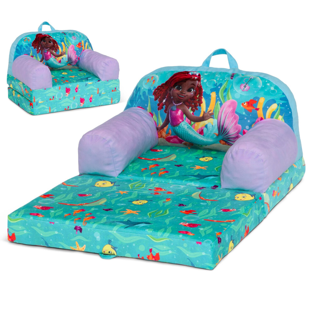 Delta Children Cozee Buddy FlipOut Kids Chair  Disney Juniors Ariel