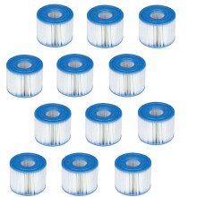 Intex Easy Set Filter Cartridge Typ H für Filterpumpen 28601 & 28602 (12 Stück)