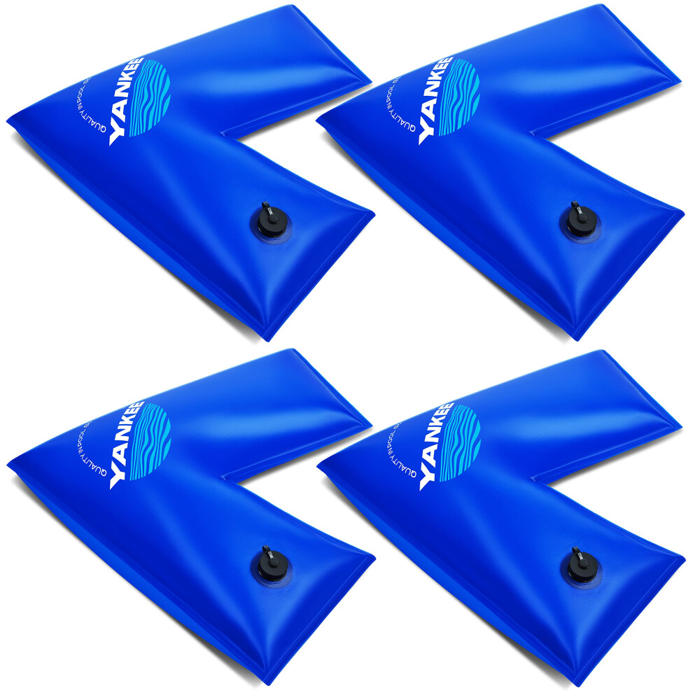 Yankee Pool Weights  Corner Pool Water Tubes  Pool Water Bags for Rect InGround Pool Covers  236   x118    Pool Cover Weig