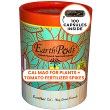 100 EarthPods - Abono Orgánico para Tomates - Cal Mag para Plantas - Alimento para Pimientos - Fórmula Premium