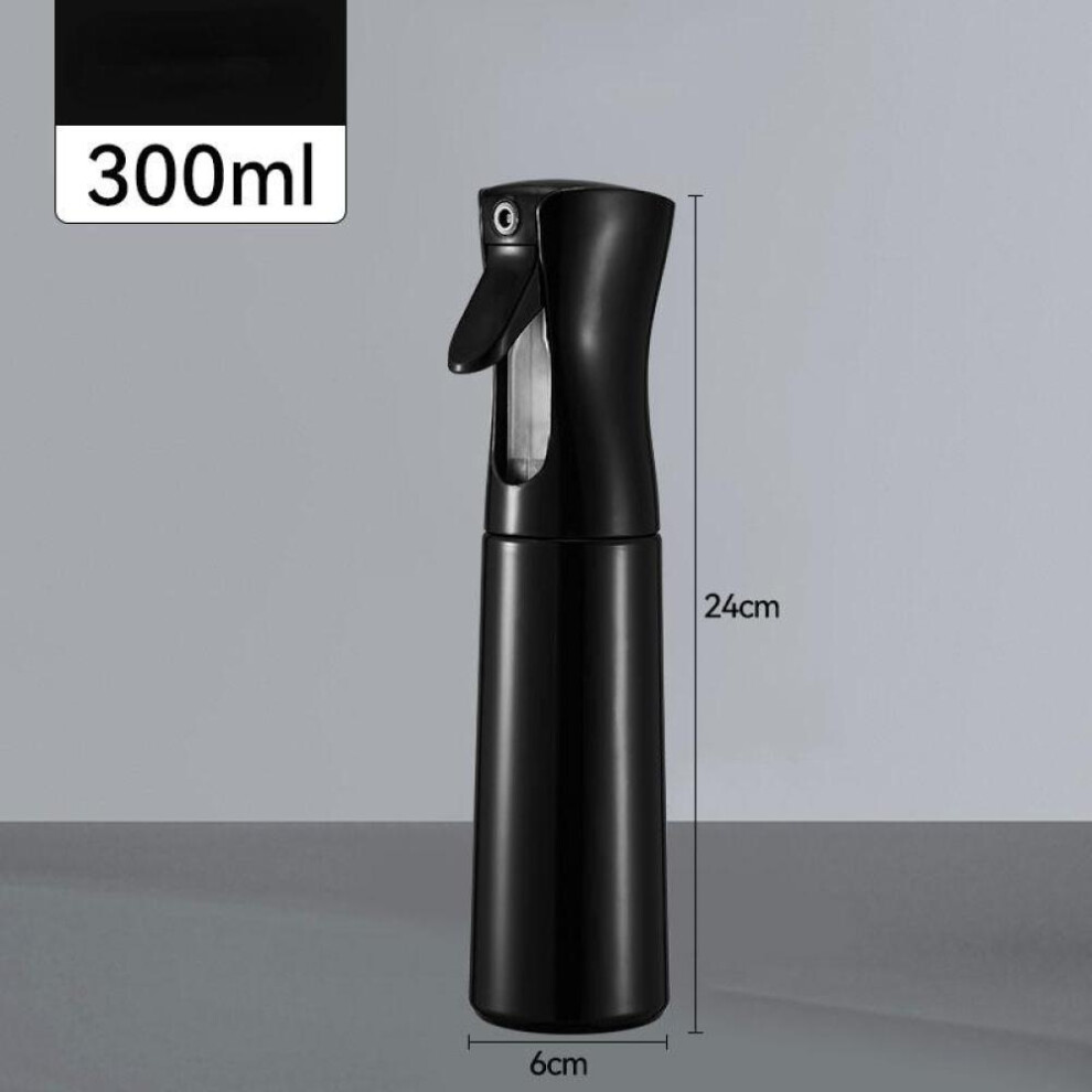 (black) 300ml High Pressure Spray Bottles Refillable Bottles Mist Watering Can Salon Barber Water Sprayer