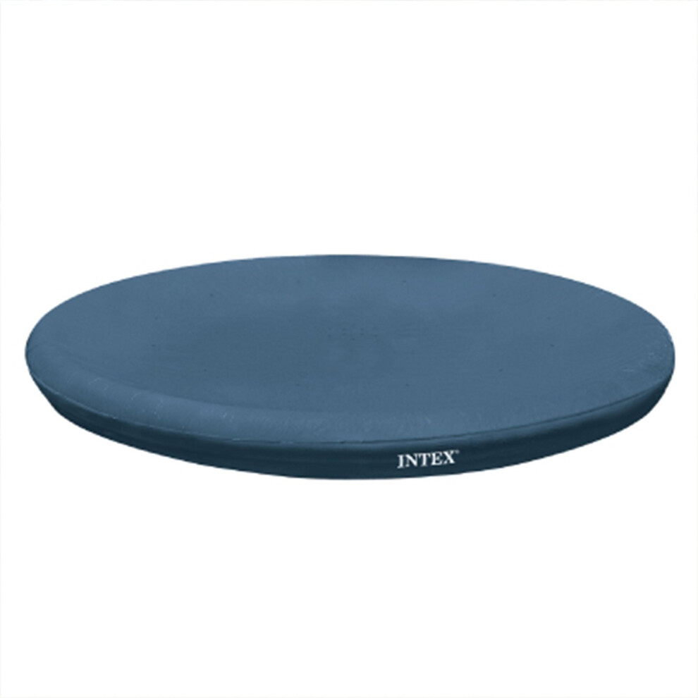 Intex 28026E UV Resistant Deluxe Debris Pool Cover for 13Foot Intex Easy Set Above Ground Swimming Pool  Vinyl Round Cover with