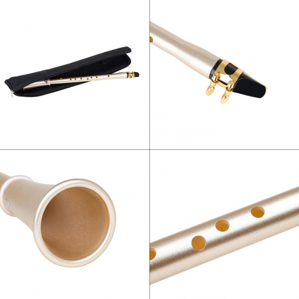 Pocket Clarinet Be Sax Mini Portable Clarinet Saxophone With Carrying Bag Woodwind Instrument