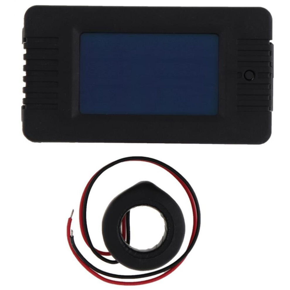Ac 6in1 220v 100a Single Phase Digital Panel Amp Volt Current Meter Watt Kwh Power Factor Meter