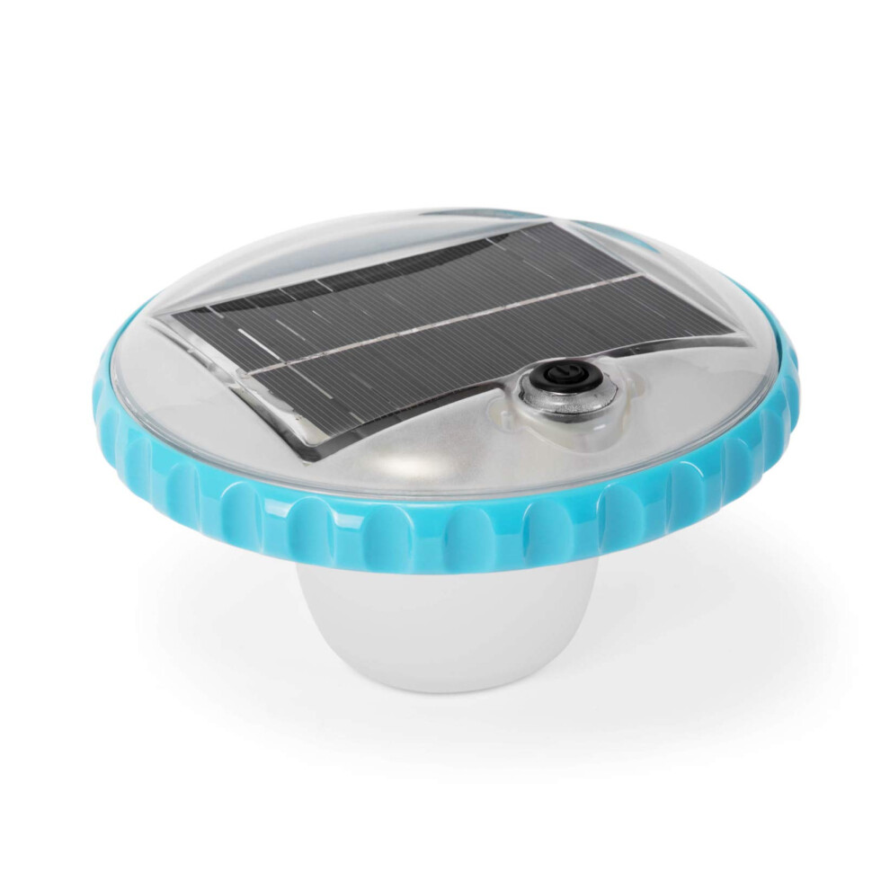 Intex 28690E Solar Powered LED Floating Light with Auto On and Auto Off  Color Changing and Static White Mode Swimming Pool Part