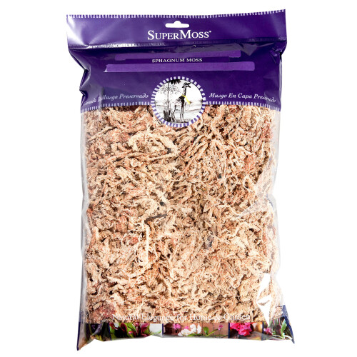 SuperMoss (22301) Orchidee Sphagnum Mos Drogen, Natuurlijk, 8oz