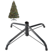(50cm) 30/35/40/45/50cm Christmas Tree Base Stand Foldable Iron Bracket Xmas Bottom Support Metal Pole Holder Decor Part