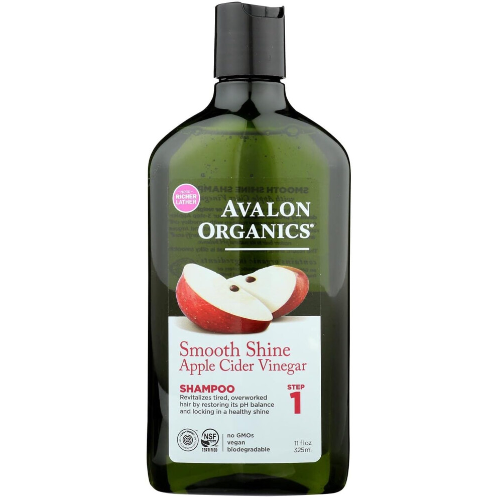 Avalon Organics Apple Cider Vinegar Shampoo - 11Fl.Oz