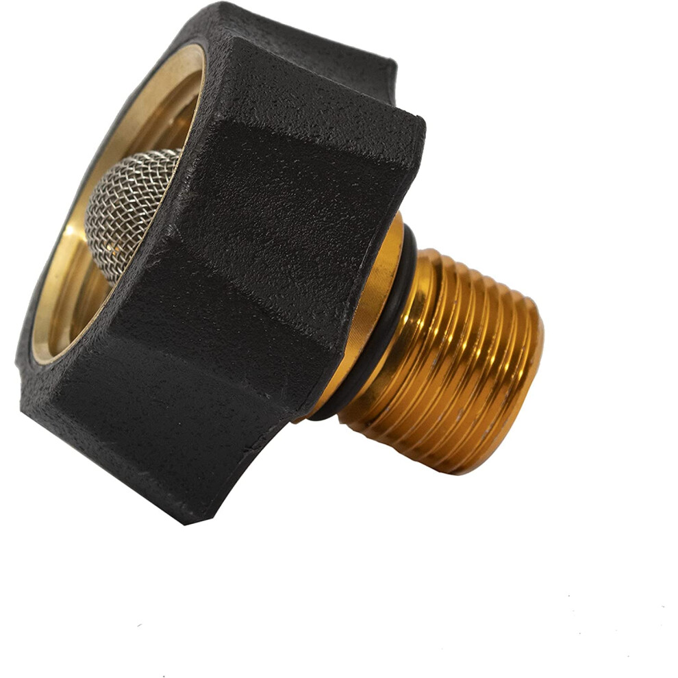 Simpson Cleaning 7112362 Water Inlet Fitting for Multiple Pressure Washer Pumps  Gold