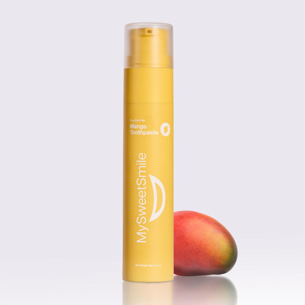Mysweetsmile Mango Flavoured Toothpaste - Fluoride Free Formula
