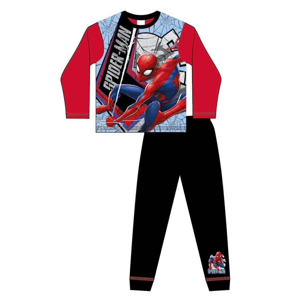 Spiderman Boys Official Marvel Pyjamas