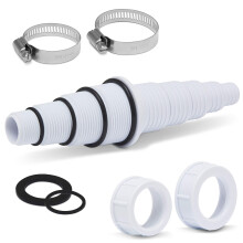 Adattatore per tubo piscina Sealproof, 30 configurazioni, compatibile con la maggior parte di pompe e filtri