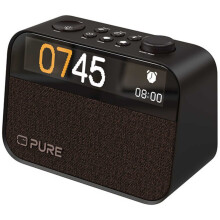 Pure MOMENT Alarm Clock Radio with DAB+ & Bluetooth - Black