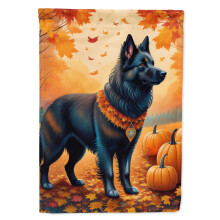 Caroline's Treasures DAC1017GF Belgian Sheepdog Fall Garden Flag Mailbox Flag Decorative Yard Flag Banner Outside Patio Artwork Yard Flower Beds Gar