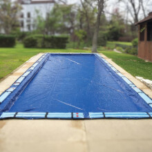 Pureline Denali Acoperire dreptunghiulara pentru iarna pentru piscina interioara 20' x 40' 8 ani garantie