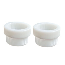JILINWEI 2Pcs Adaptador Estabilizador para Sombrilla de Piscina, Solo para Inserto Aquastar de 1 3/4", Blanco