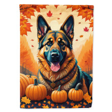 Caroline's Treasures DAC1048GF German Shepherd Fall Garden Flag Mailbox Flag Decorative Yard Flag Banner Outside Patio Artwork Yard Flower Beds Gard