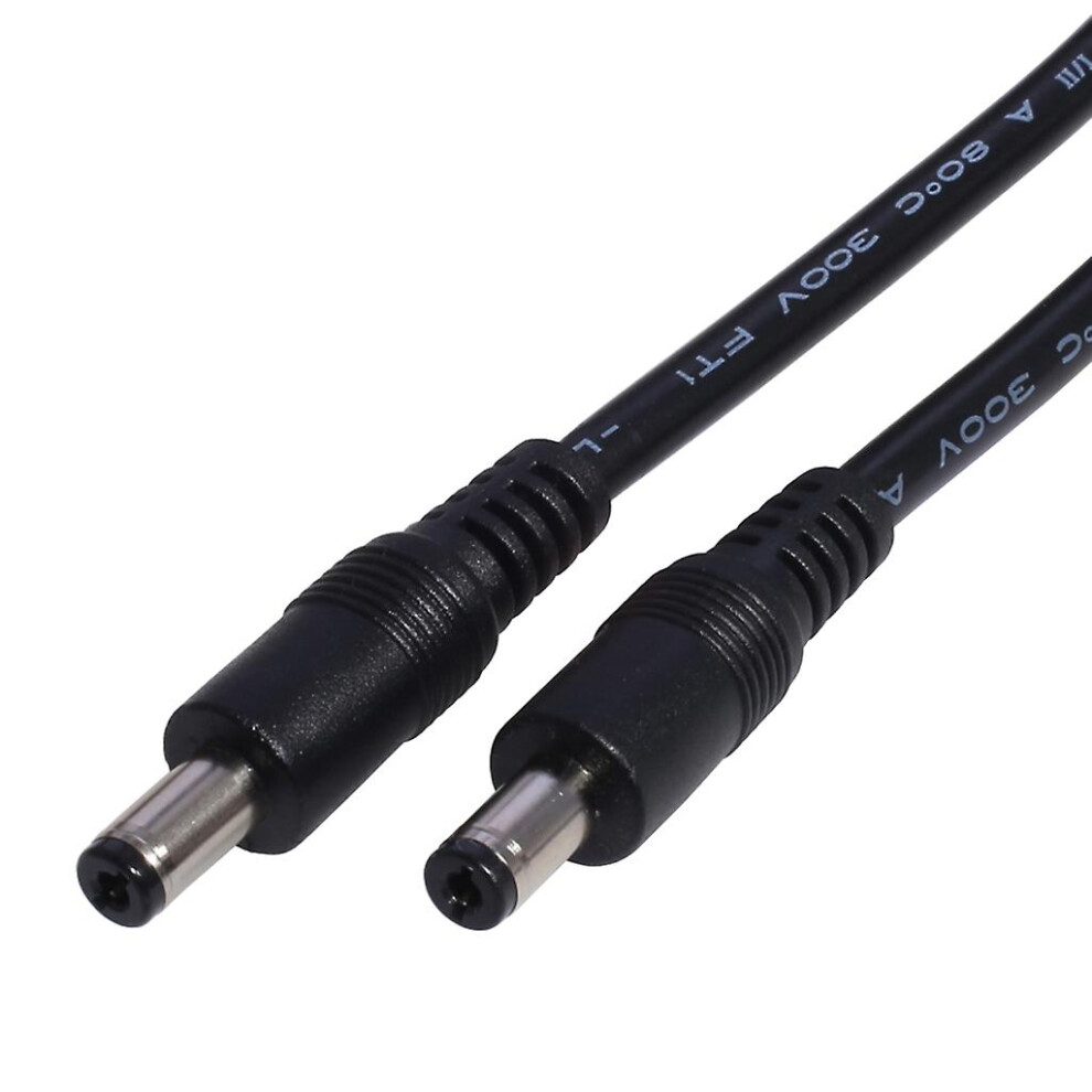 (5M) Dc5521 Male To Male Power Extension Cable Cord For Cctv Surveillances Camera Light 7364070728701