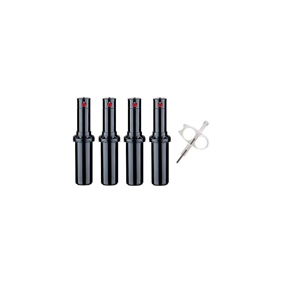 HUNTER PGPadj Rotor Sprinkler Heads  4 Pack  Includes Adjustment Tool