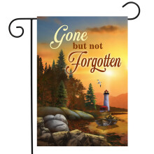 Briarwood Lane Gone But Not Forgotten Bereavement Garden Flag Inspirational Nautical 12.5"""" x 18""""