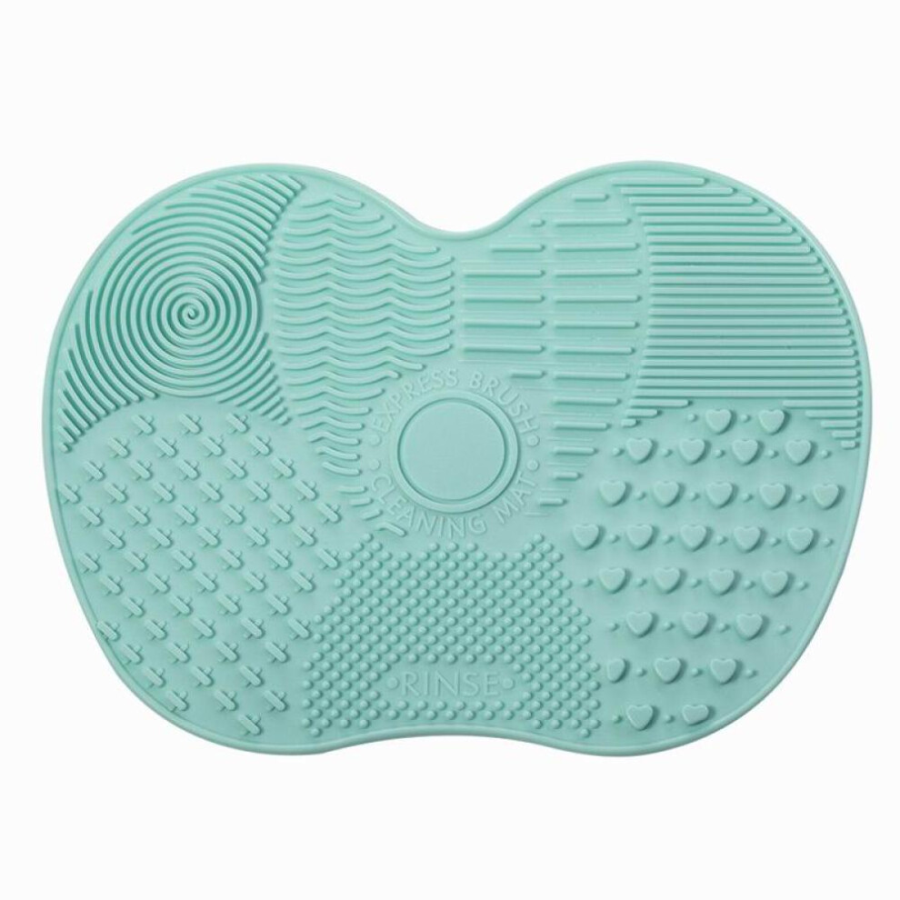 (green) Silicone Brush Cleaner Cosmetic Make Up Washing Brush Gel Cleaning Mat Foundation Makeup Brush Cleaner Pad Scrubbe Board