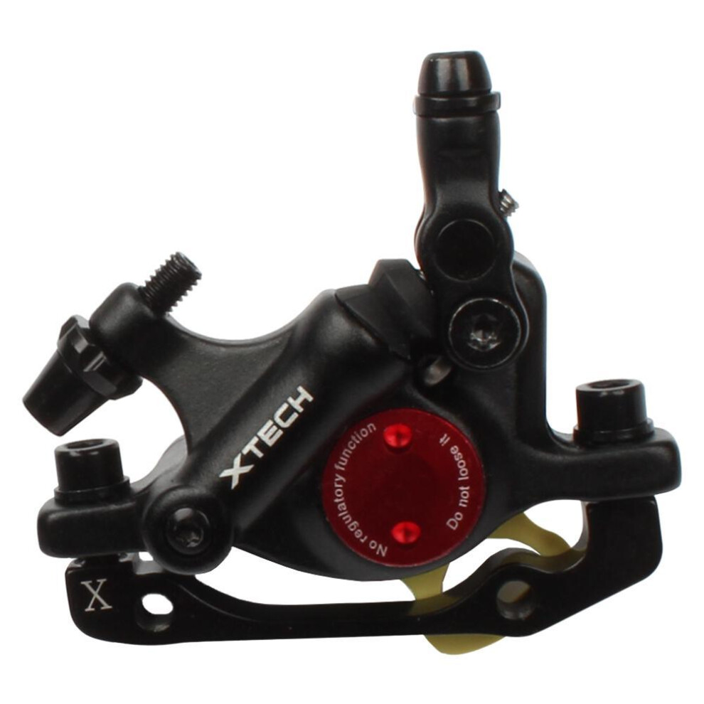 (black, Front caliper) Bike Hydraulic Disc Brake Front Rear Calipers Cycling Mtb Folding Bicycle