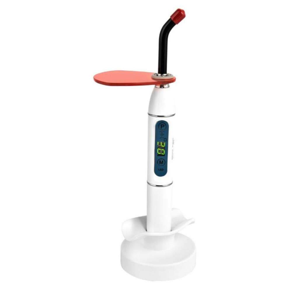 (white, US plug) Rainbow Led Curing Light Wireless Cure Dental Light Cure Machine