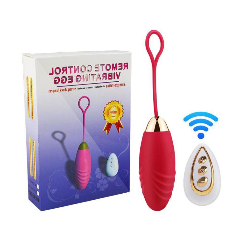 (red) Vibrator Egg Vagina Massager Clitoris Stimulator Wireless Control Sex Toy For Women Masturbation