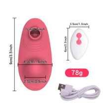 (pink) Sex Toys Wearable Vibrator For Women Clitoris Sucker Masturbators Female Sexy Panties Vibrating Clitoral Stimulator Adults Goods