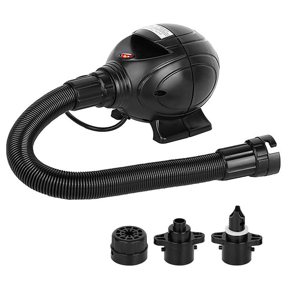 (EU Plug) Portable 800w Electric Air Pump Inflator Deflator With 3 Nozzles For Inflatables Air Bed Mattress