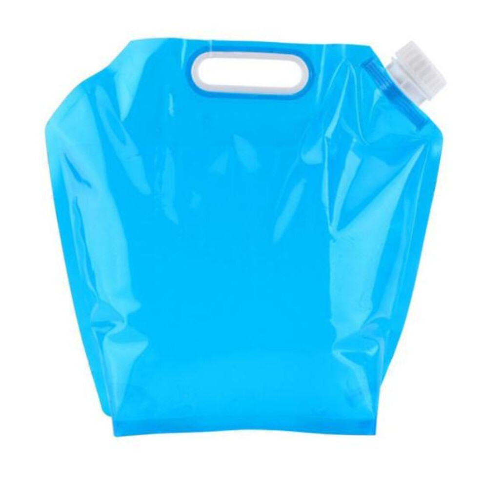 (blue, 10L) 5l/10l Foldable Drinking Water Container Bag For Outdoor Camping Hiking Picnic