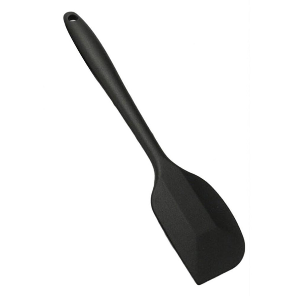 (black) Kitchen Silicone Flexible Cake Cream Scraper Home Cooking Spatulas Baking Tool