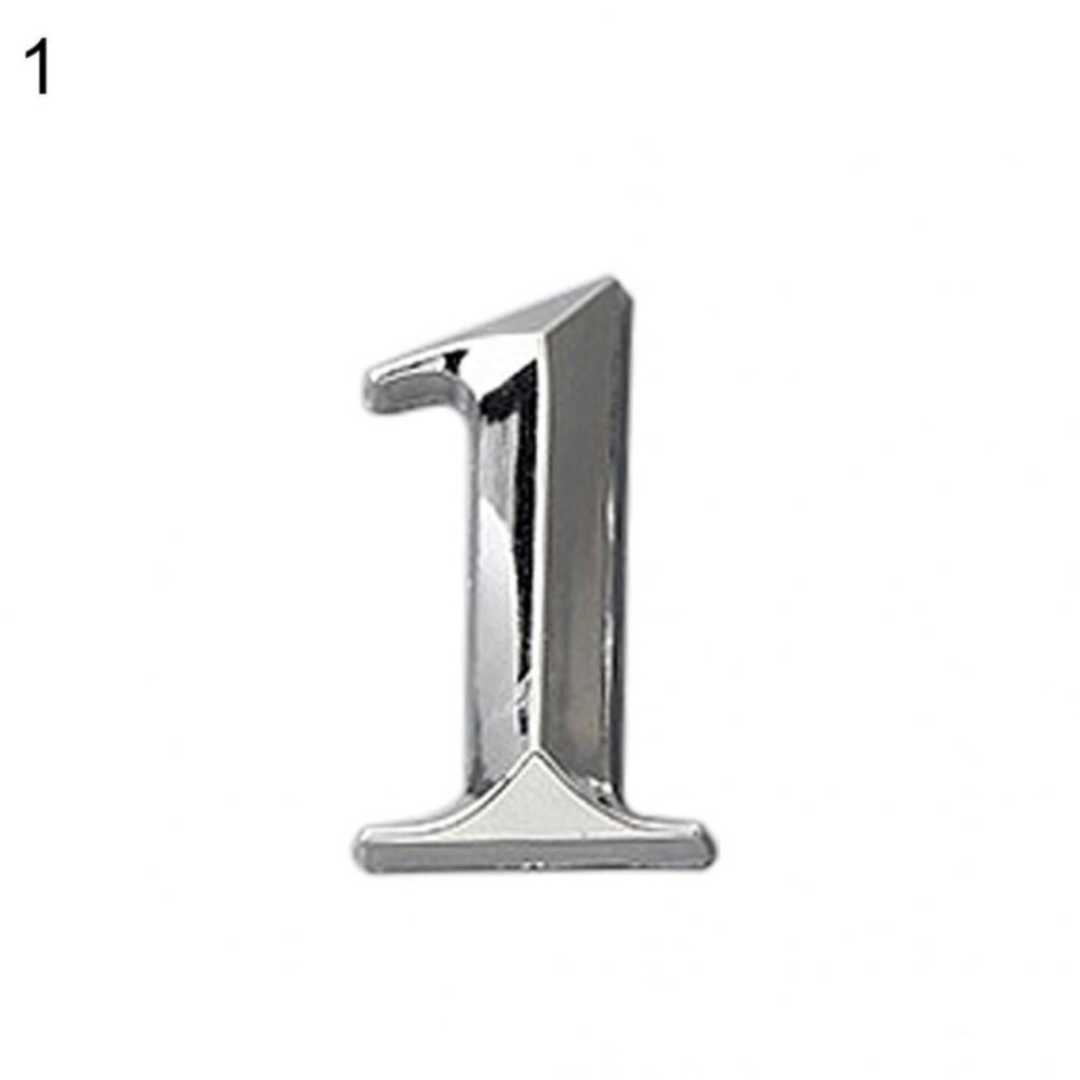 Plated House Door Plaque Address Number Digit Figure Plate Sign Hotel Home Decor