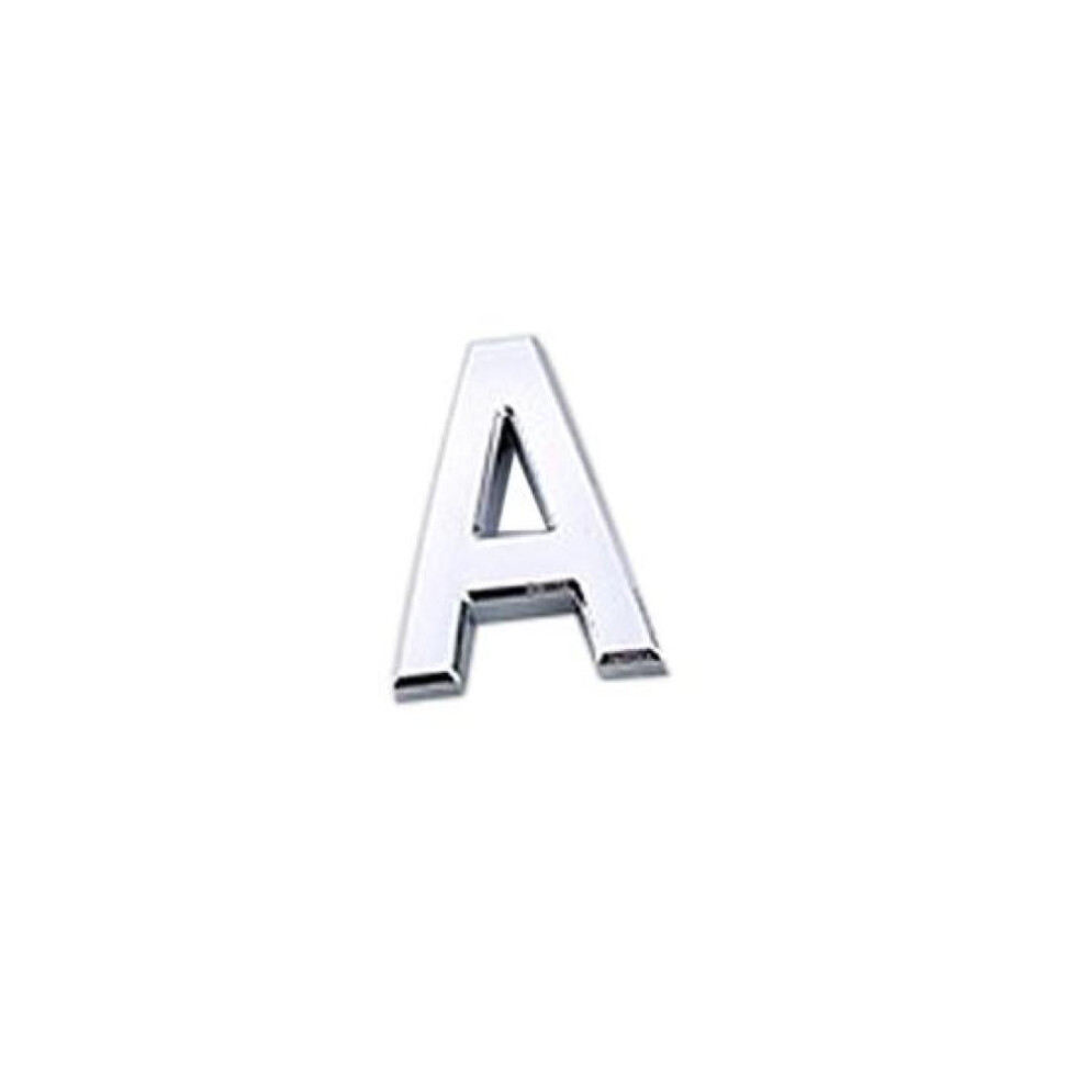 (A) 5cm Door English Plaque Plated Address Alphabet Sign Plate Letter For Home Address