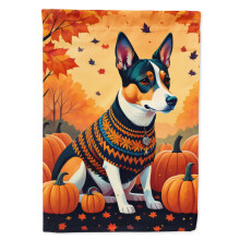 Caroline's Treasures DAC1012GF Basenji Fall Garden Flag Mailbox Flag Decorative Yard Flag Banner Outside Patio Artwork Yard Flower Beds Garden Size