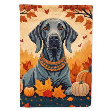 Caroline's Treasures DAC1078GF Weimaraner Fall Garden Flag Mailbox Flag Decorative Yard Flag Banner Outside Patio Artwork Yard Flower Beds Garden Si