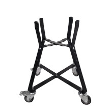 Carro rodante Quantfire para Kamado Joe Junior 13.5" soporte para accesorios, con ruedas de bloqueo robustas