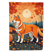 Caroline's Treasures DAC1004GF Akita Fall Garden Flag Mailbox Flag Decorative Yard Flag Banner Outside Patio Artwork Yard Flower Beds Garden Size M