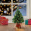 Small Pre-Lit Christmas Tree 2ft With 20 Warm White LEDs & Stable Cement Base 6