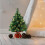 Small Pre-Lit Christmas Tree 2ft With 20 Warm White LEDs & Stable Cement Base 10