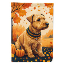 Caroline's Treasures DAC1057GF Lakeland Terrier Fall Garden Flag Mailbox Flag Decorative Yard Flag Banner Outside Patio Artwork Yard Flower Beds Gar
