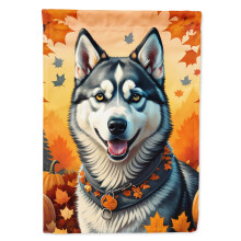 Caroline's Treasures DAC1074GF Siberian Husky Fall Garden Flag Mailbox Flag Decorative Yard Flag Banner Outside Patio Artwork Yard Flower Beds Garde