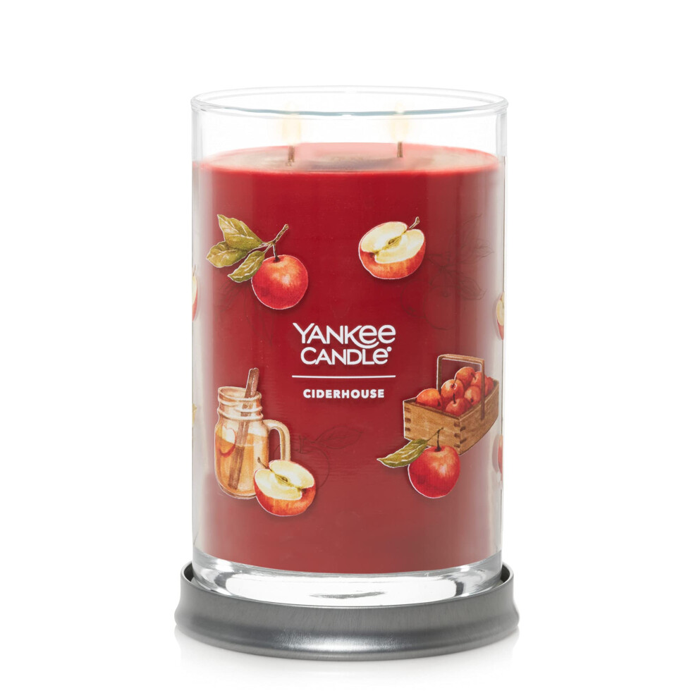 Yankee Candle Ciderhouse Scented  Signature 20oz Large Tumbler 2Wick Candle  Over 60 Hours of Burn Time