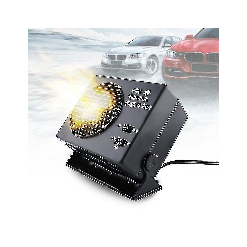 300W 12V Car Ceramic Heater Heating Defroster Windscreen Demister Hot Fan 7364070741489