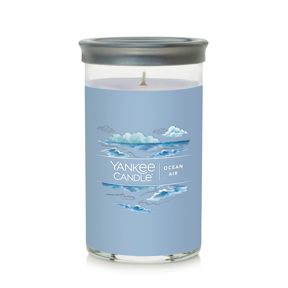 Yankee Candle Ocean Air Signature Medium Pillar Candle  1425oz