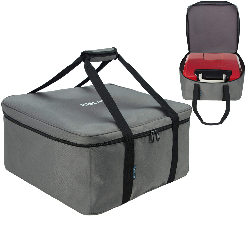 KISLANE Tragetasche f?r Cuisinart CGG-180T Grill, tragbare Grilltasche f?r Outdoor-Gourmet-Grill, Tischgrill, Aufbewahrungstasche f?r Cuisinart CGG-18