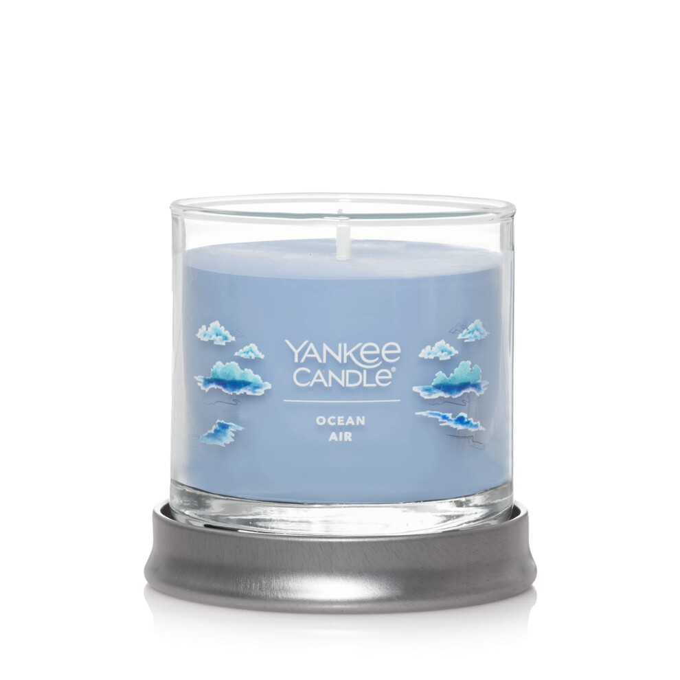 Yankee Candle Ocean Air Scented  Signature 43oz Small Tumbler Single Wick Candle  Over 20 Hours of Burn Time