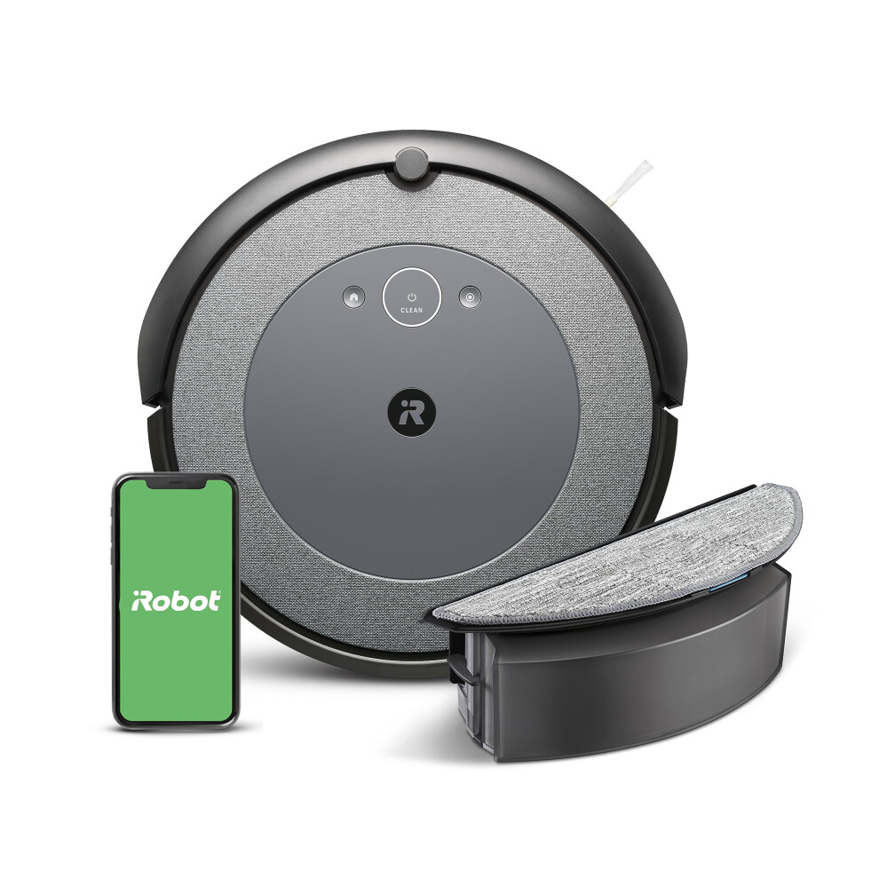 iRobot Roomba Combo i5 Robot Vacuum  Mop  Clean by Room with Smart Mapping  Works with Alexa  Personalized Cleaning Powered OS