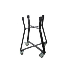 Dracarys Rolling Cart for Minimax Big Green Egg Accessories Green Egg Rolling Nest with Heavy Duty Locking Caster Wheels Powder